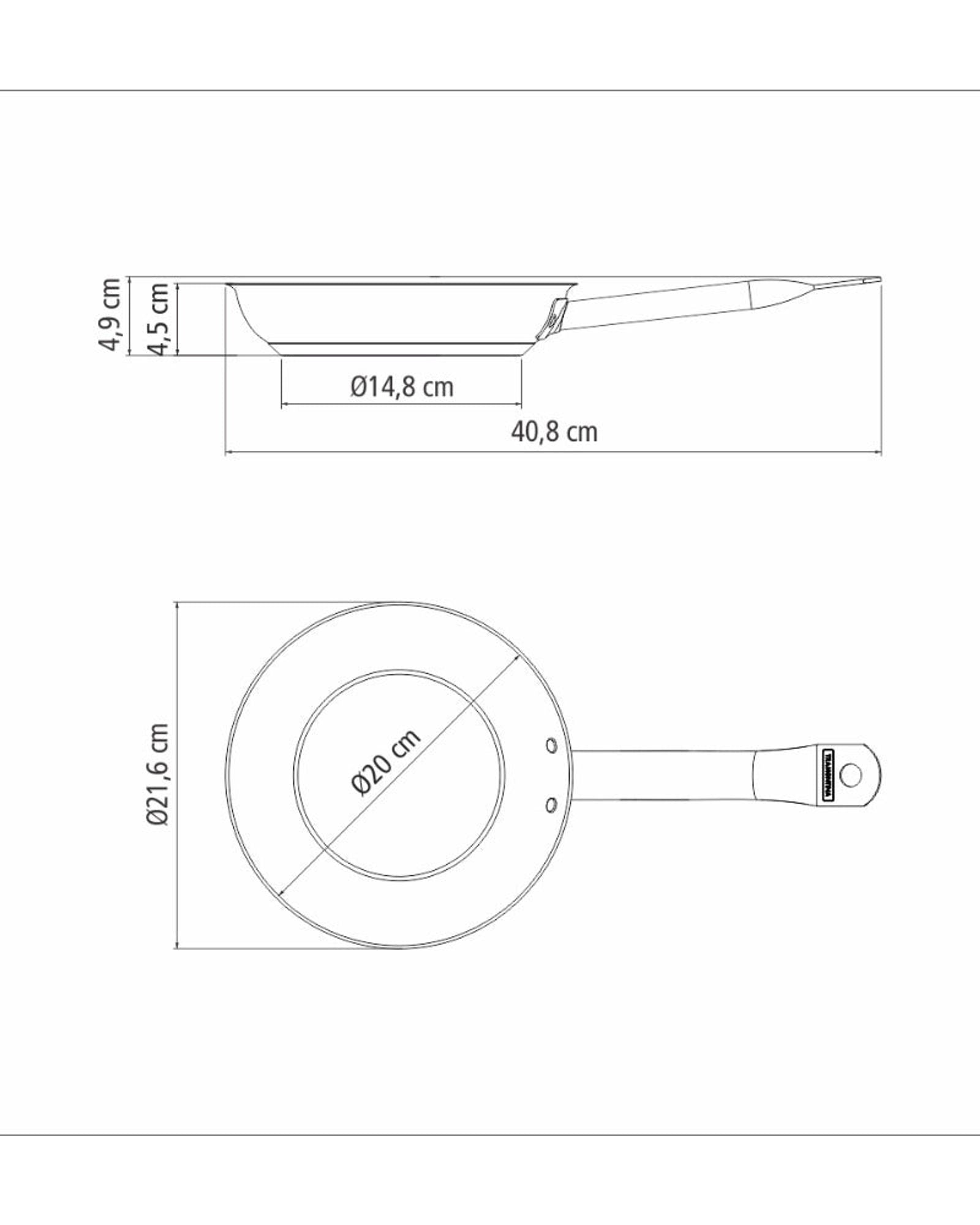Tramontina Professional Frying Pan 1.1L