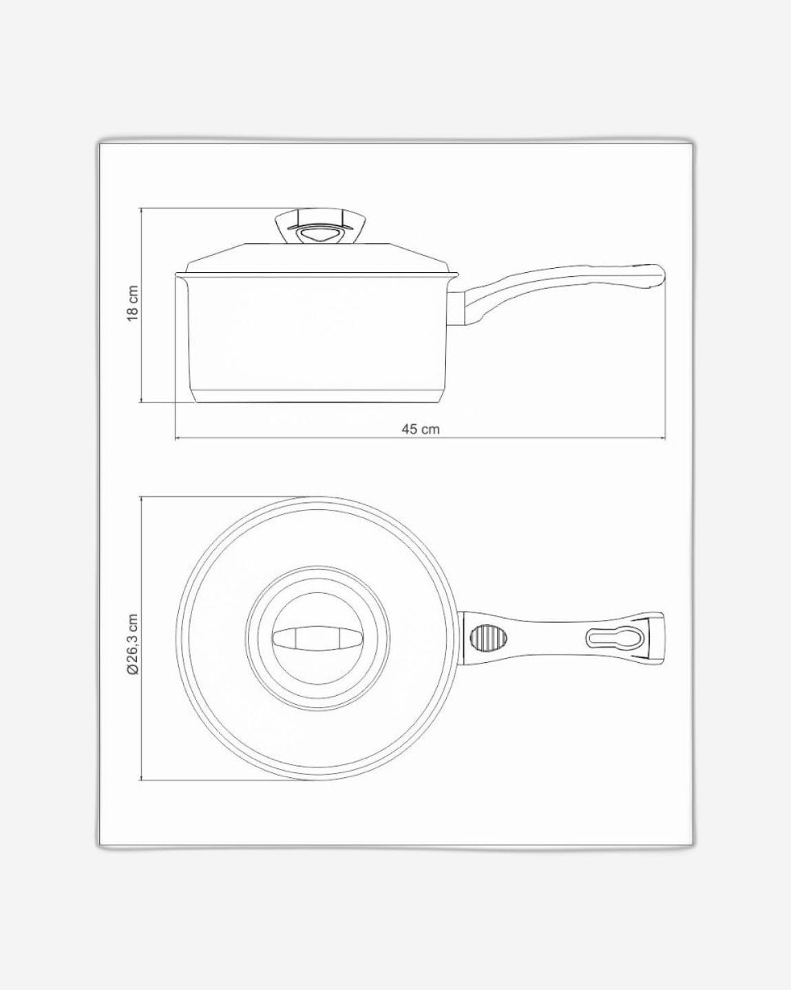 Tramontina Solar Saucepan 4.7L