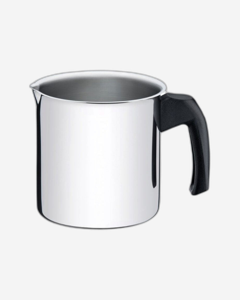 Since 1911 Made in Brazil Tramontina Allegra stainless steel milk boiler with Bakelite handle, 12 cm 1.4 L