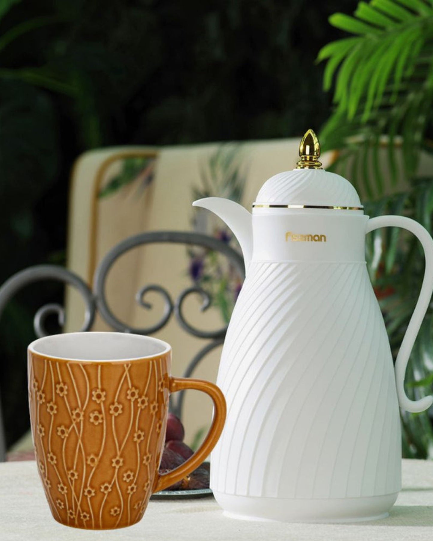 Fissman Mug 370ml Yellow (Ceramic)