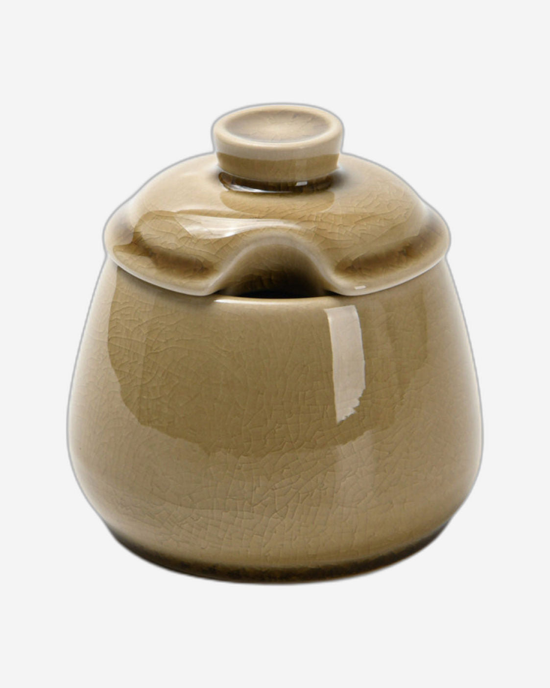 Fissman Sugar Bowl 9x9x9.3cm 250ml Beige Crackle (Ceramic)
