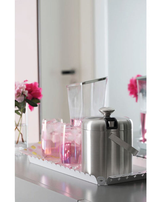 Tramontina Since 1911 Made In Brazil Tramontina Cosmos Stainless Steel Thermal Ice Bucket Set, 2 Pieces