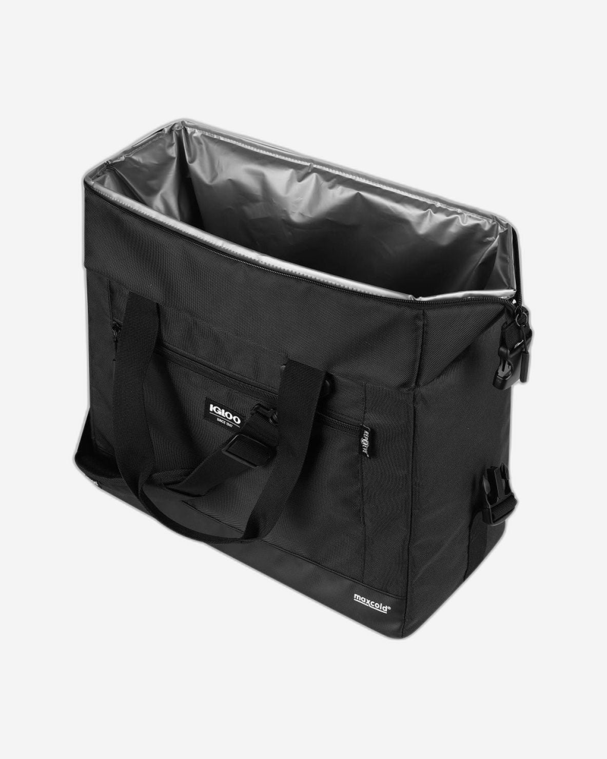 00066156-Igloo-Snapdown Maxcold Repreve Eco-Friendly 36-can Cooler Bag - Black