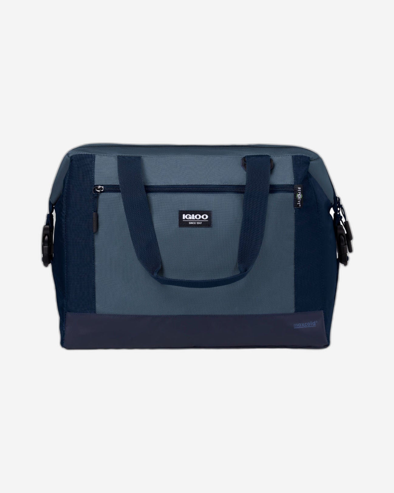 00066158-Igloo-Snapdown Maxcold Repreve Eco-Friendly 36-can Cooler Bag - Blue