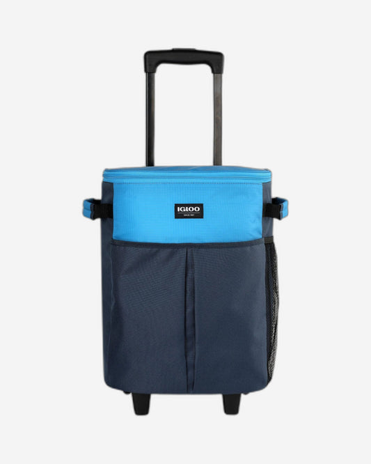 00066216-Igloo-32 Can Roller Bag Cooler - BLUE