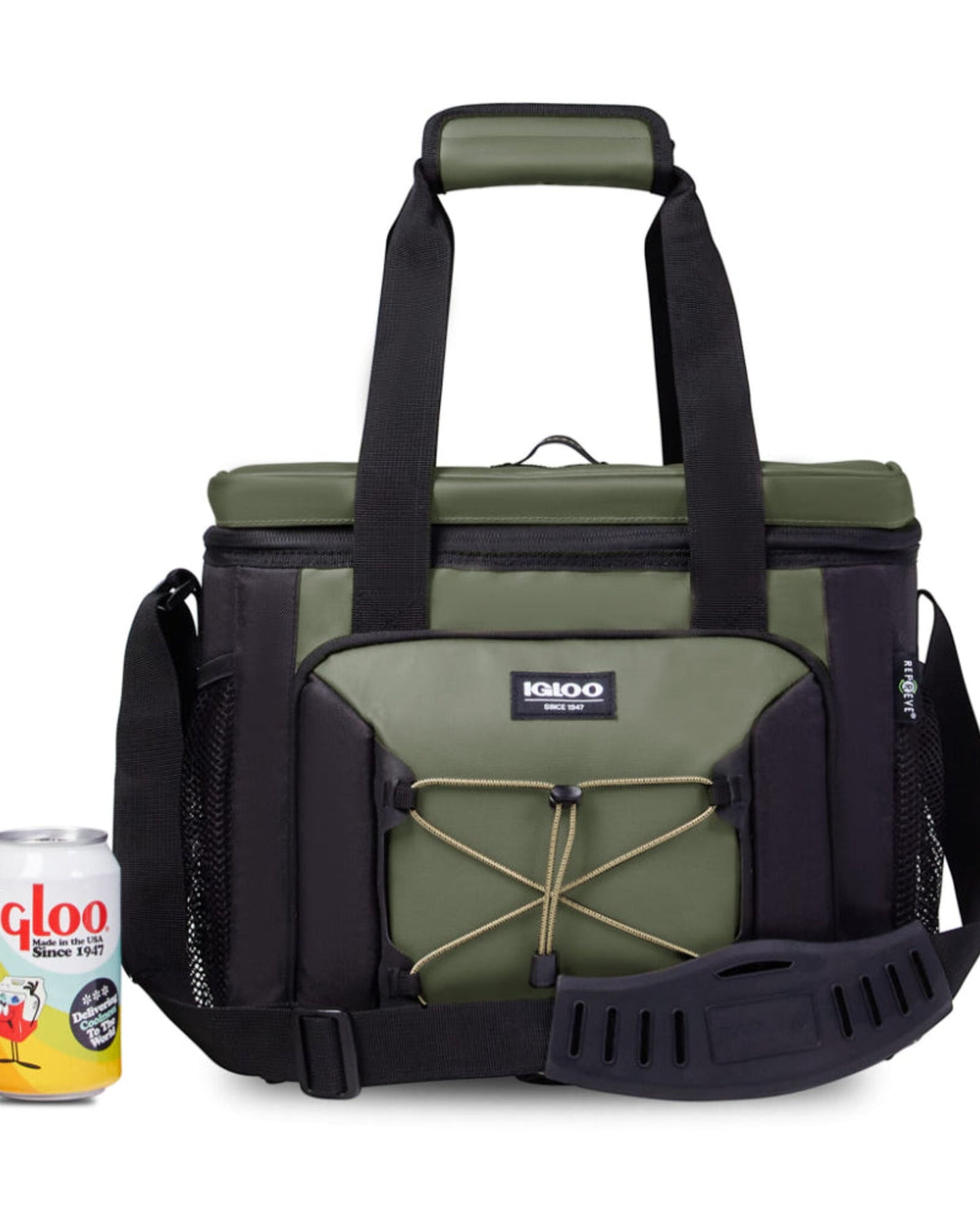 00066302-Igloo-Hlc 24 Maxcold Voyager Cooler Bag - Olive