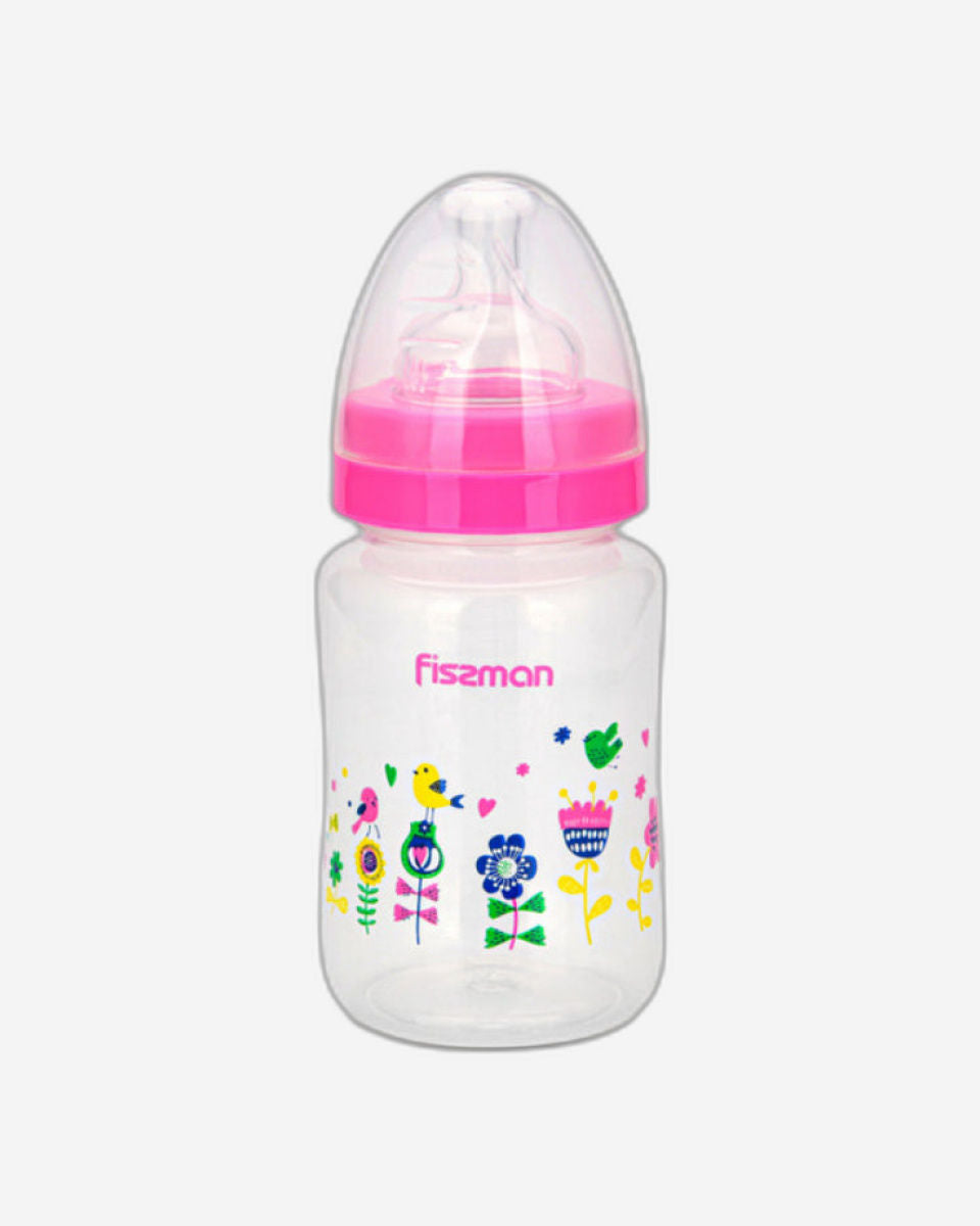 Fissman Feeding Bottle Wide Neck Pink