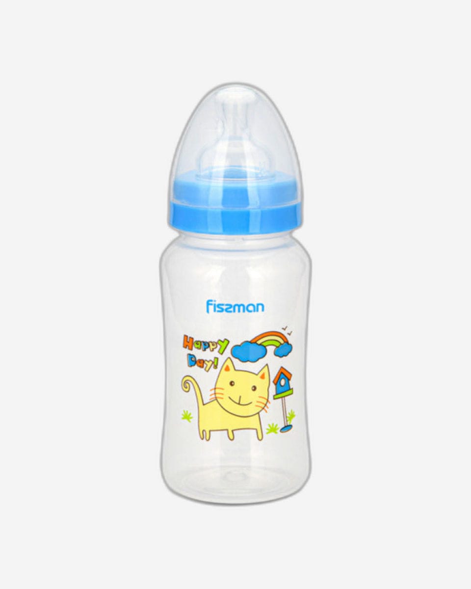 Fissman Feeding Bottle Wide Neck Blue