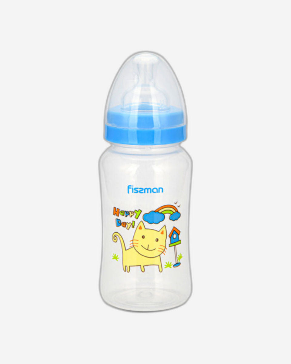 Fissman Feeding Bottle Wide Neck Blue