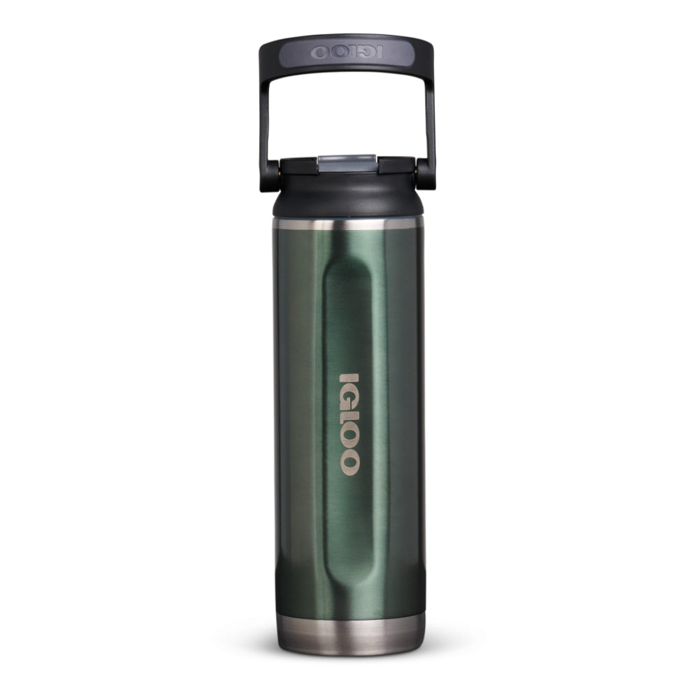 00071087-Igloo-20 Oz Stainless Steel Sport Sipper Bottle - Spruce