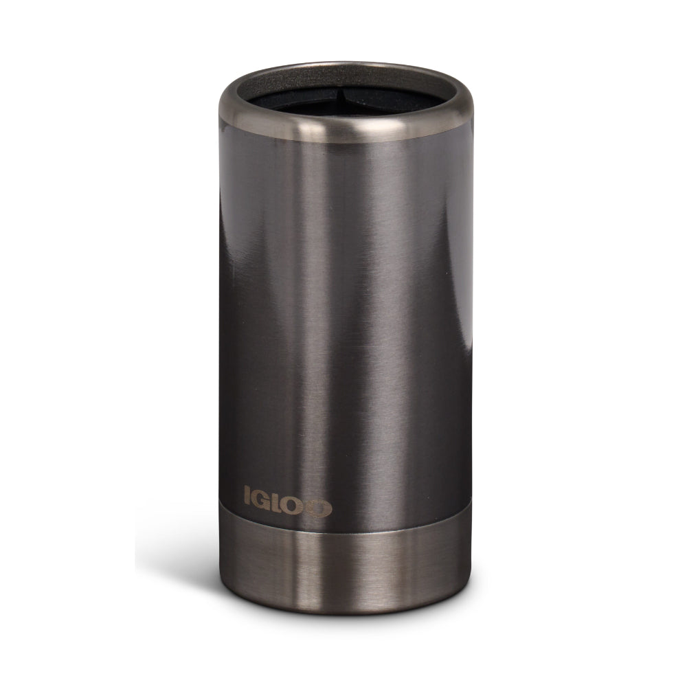 00071109-Igloo-12 Oz Stainless Coolmate Slim Gloss - Carbonite