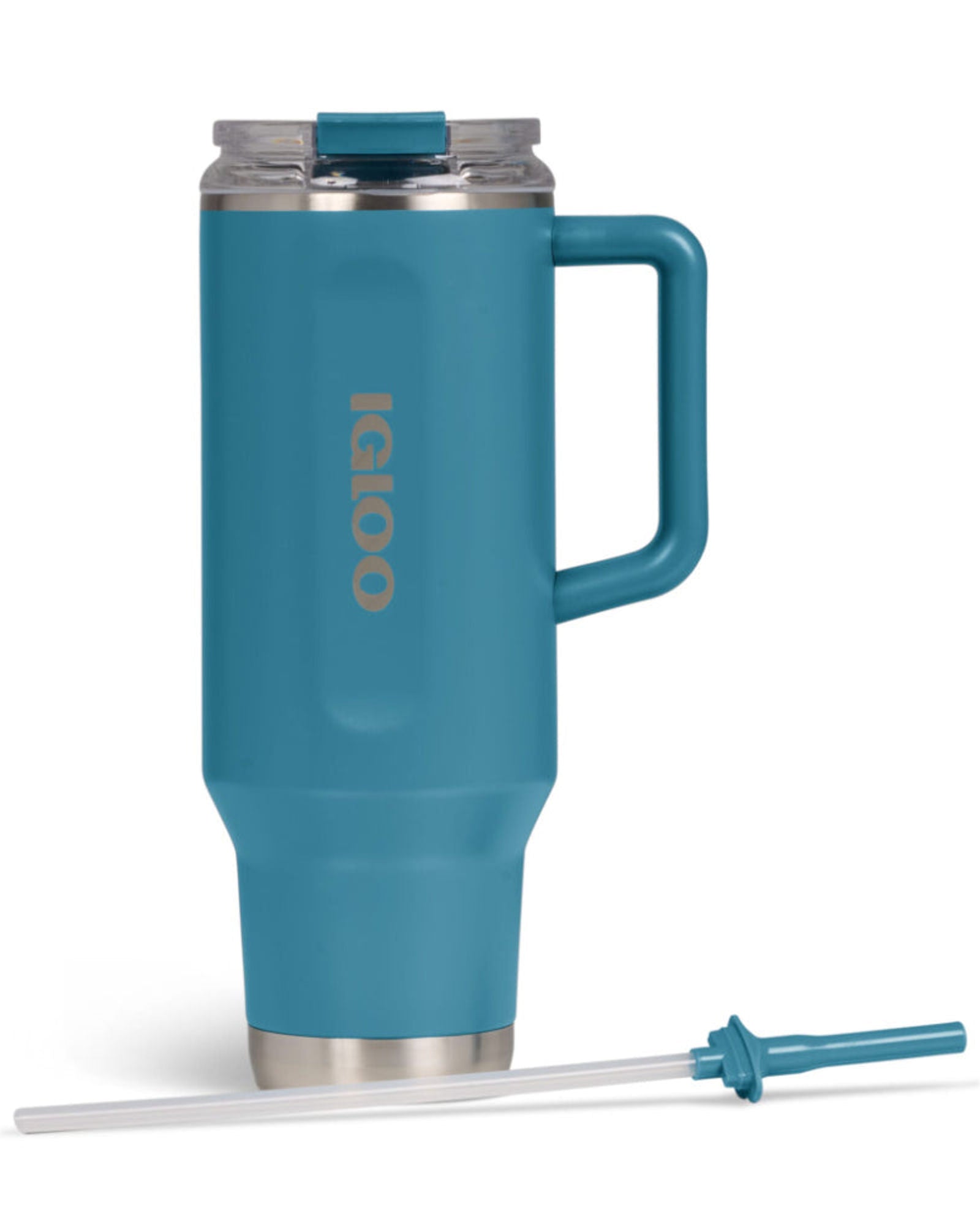 00071228-Igloo - 40 OZ Stainless Steel Travel Mug - Modern Blue