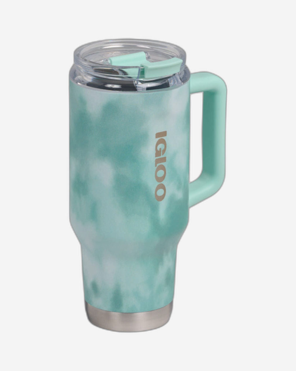 00071311-Igloo - 32 Oz Flip ‘n’ Sip Travel Mug - Seafoam