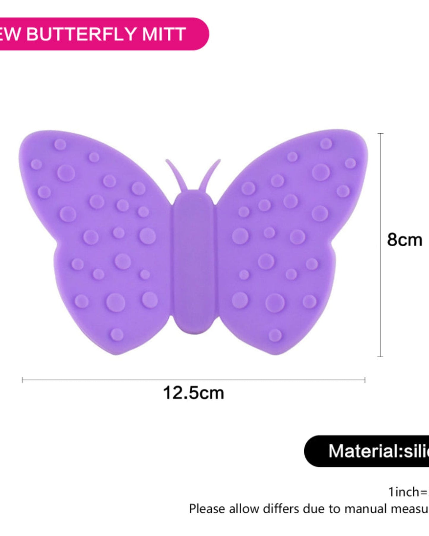 Fissman Butterfly Pot Magnet 2Pc Blue