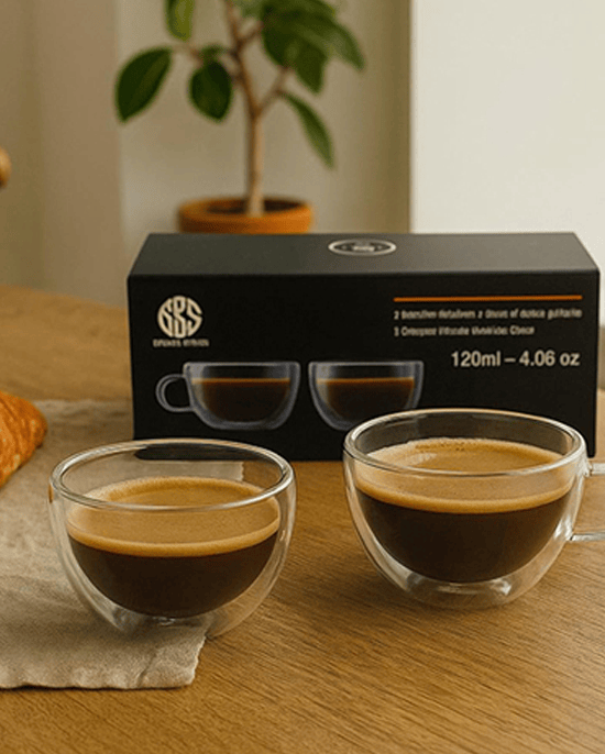B&S Double Wall Glass 120ml