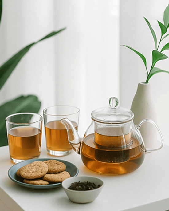B&S Borosilicate Tea Pot 800ml