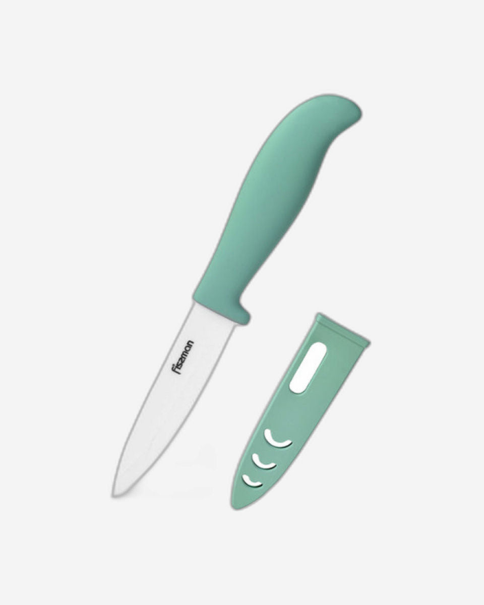 Fissman Knife Paring Ceramic Mint Sheath 4Inch