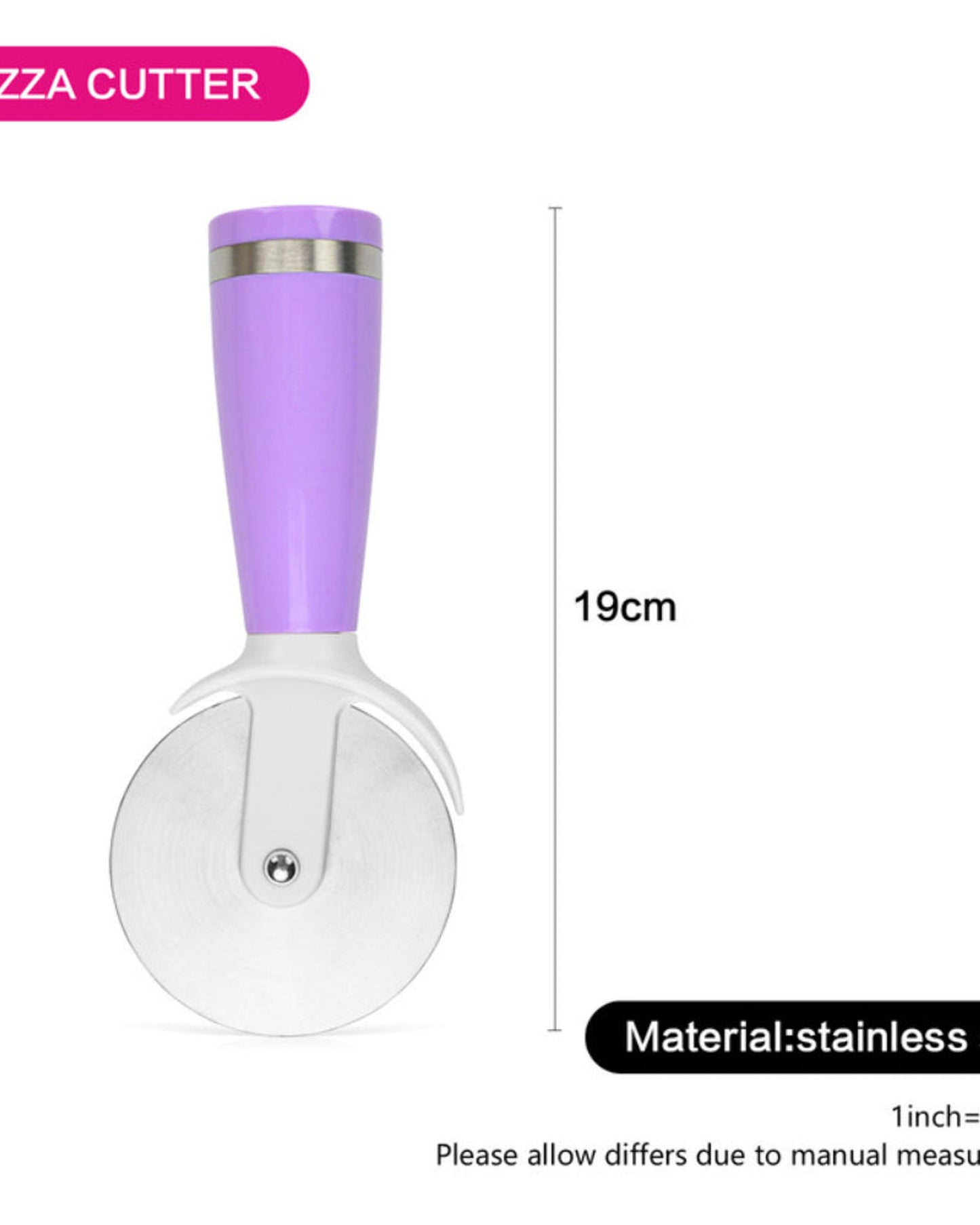 Fissman Pizza Cutter Purple