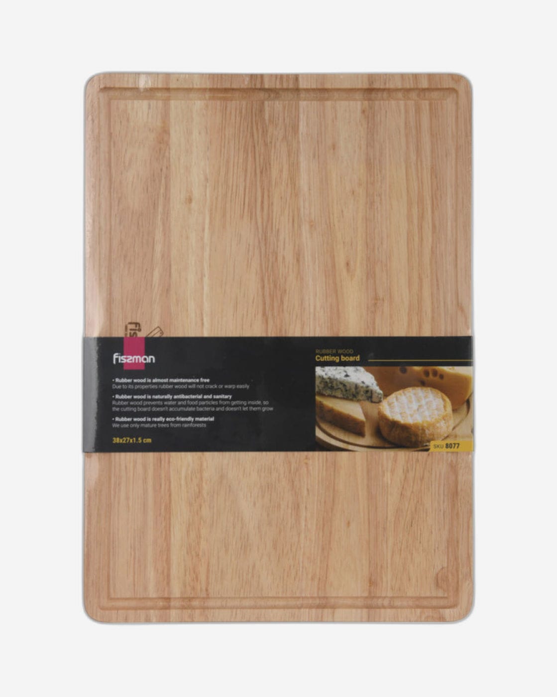 Fissman Cutting Board Rubber 38cm