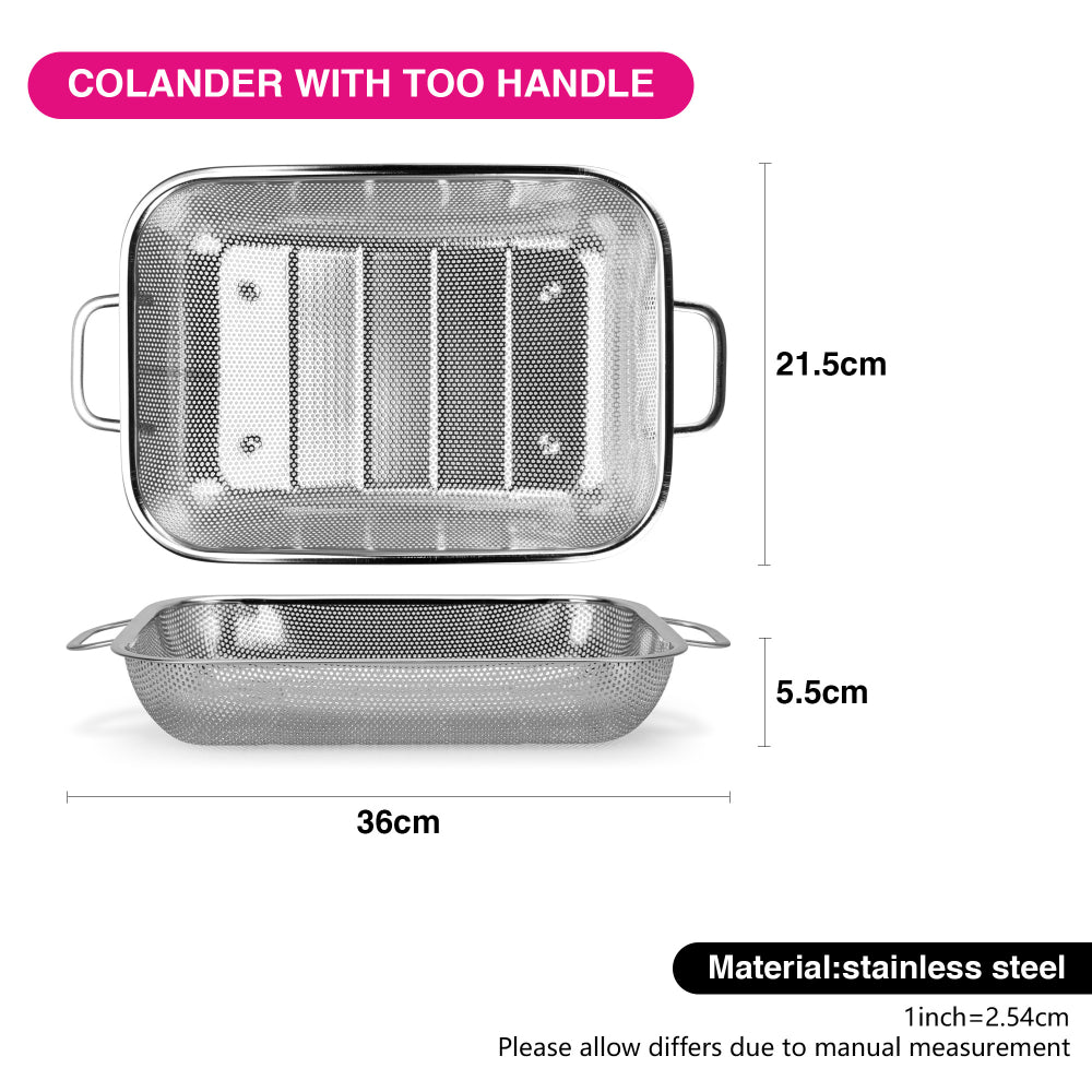 Fissman Colander Rectangular 36cm