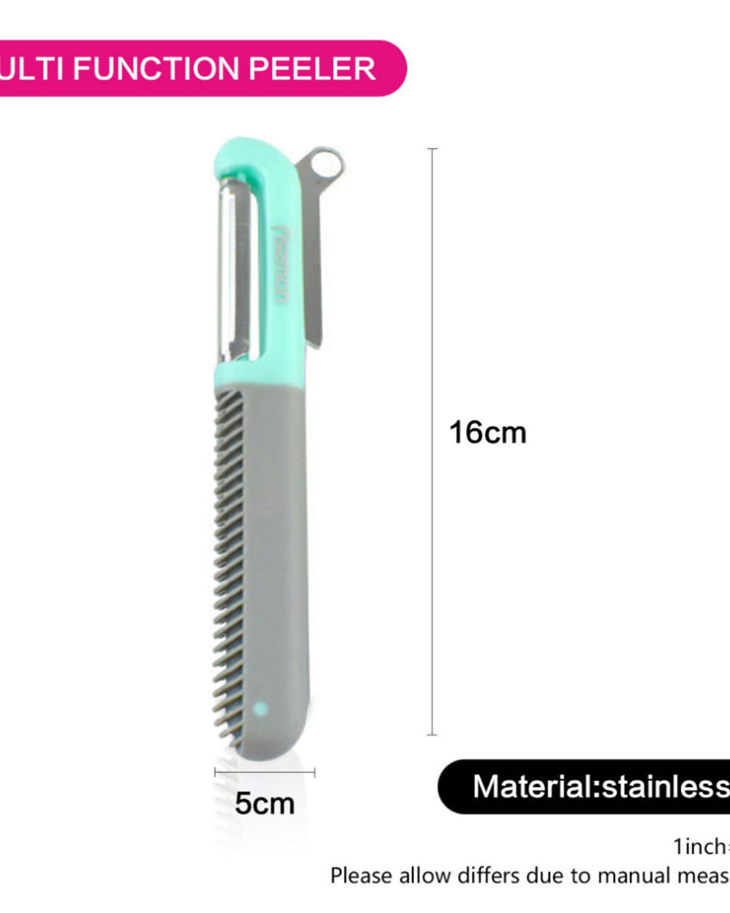Fissman Peeler P-Shaped Mint/Grey