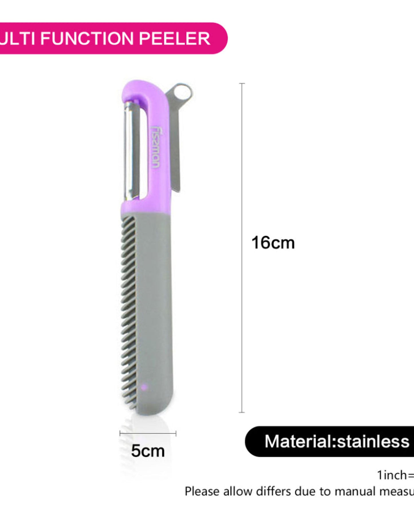 Fissman Peeler P-Shaped Purple/Grey
