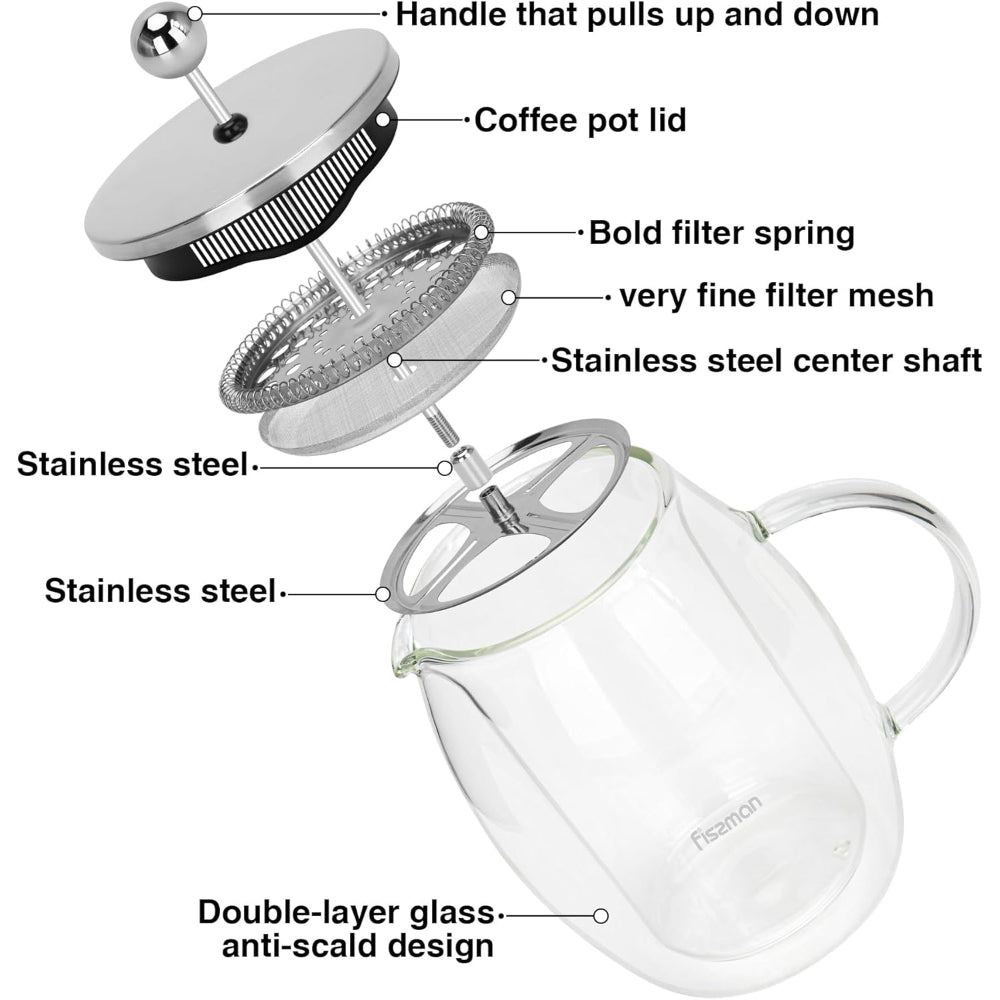 Fissman French Press Coffee 1L