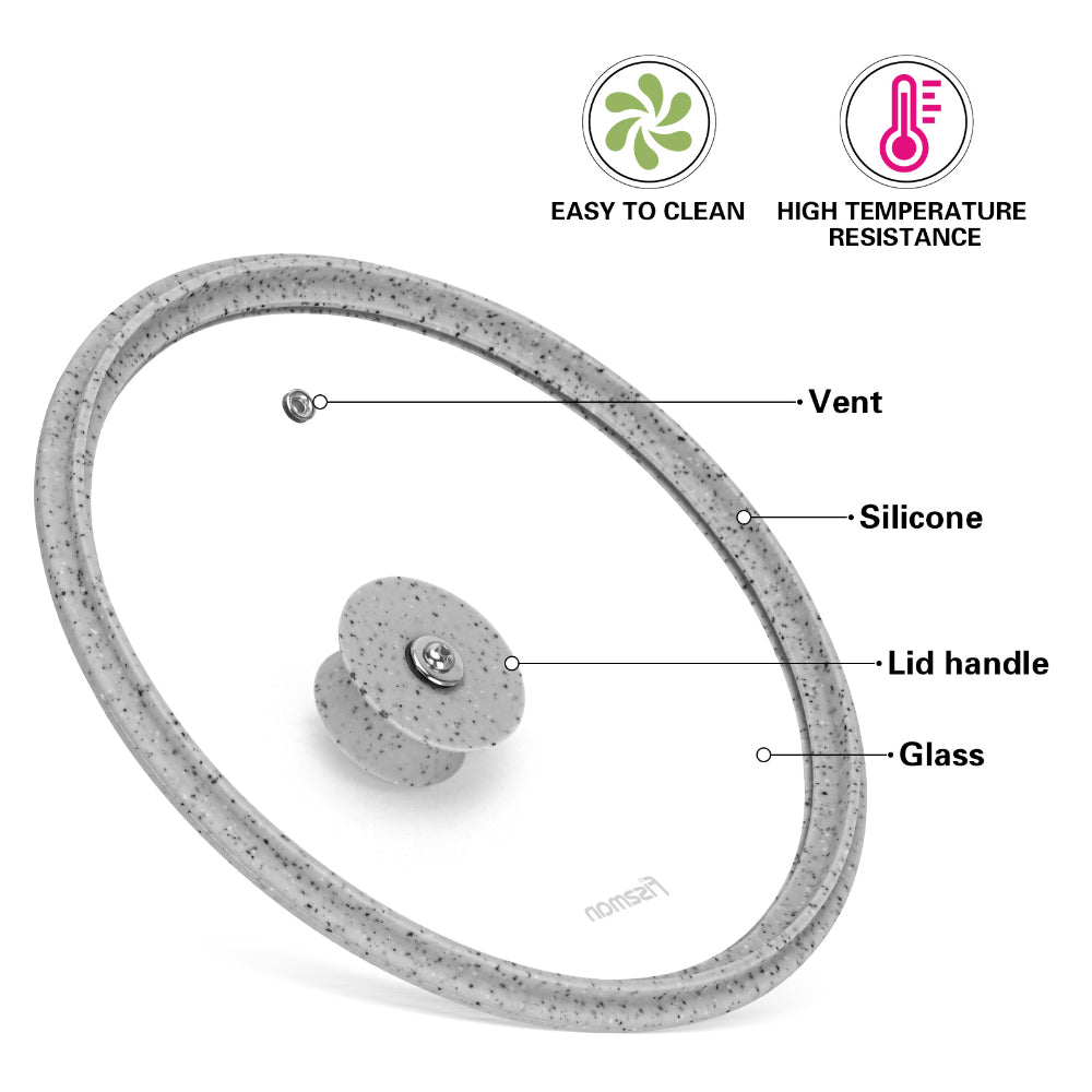 Fissman Lid Arcades Grey 24cm