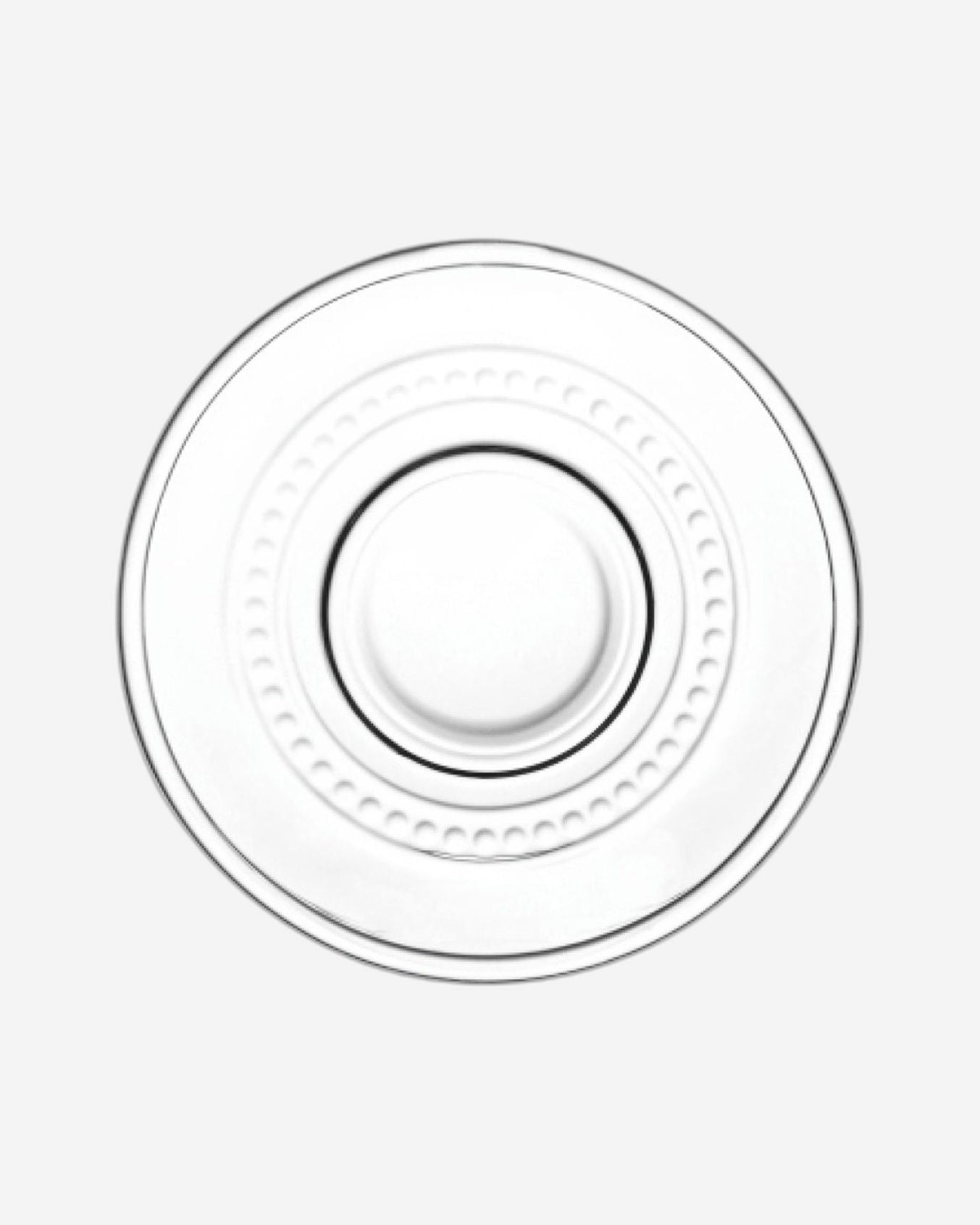 Doyalex Glass Coffee Cup & Saucer Set - 80ml, 12-Pieces, Transparent (CS-038A)