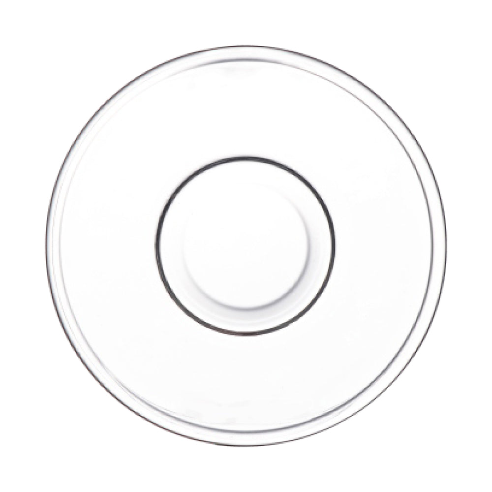 Doyalex Glass Tea Cup & Saucer Set - 190ml, 12-Pieces, Transparent