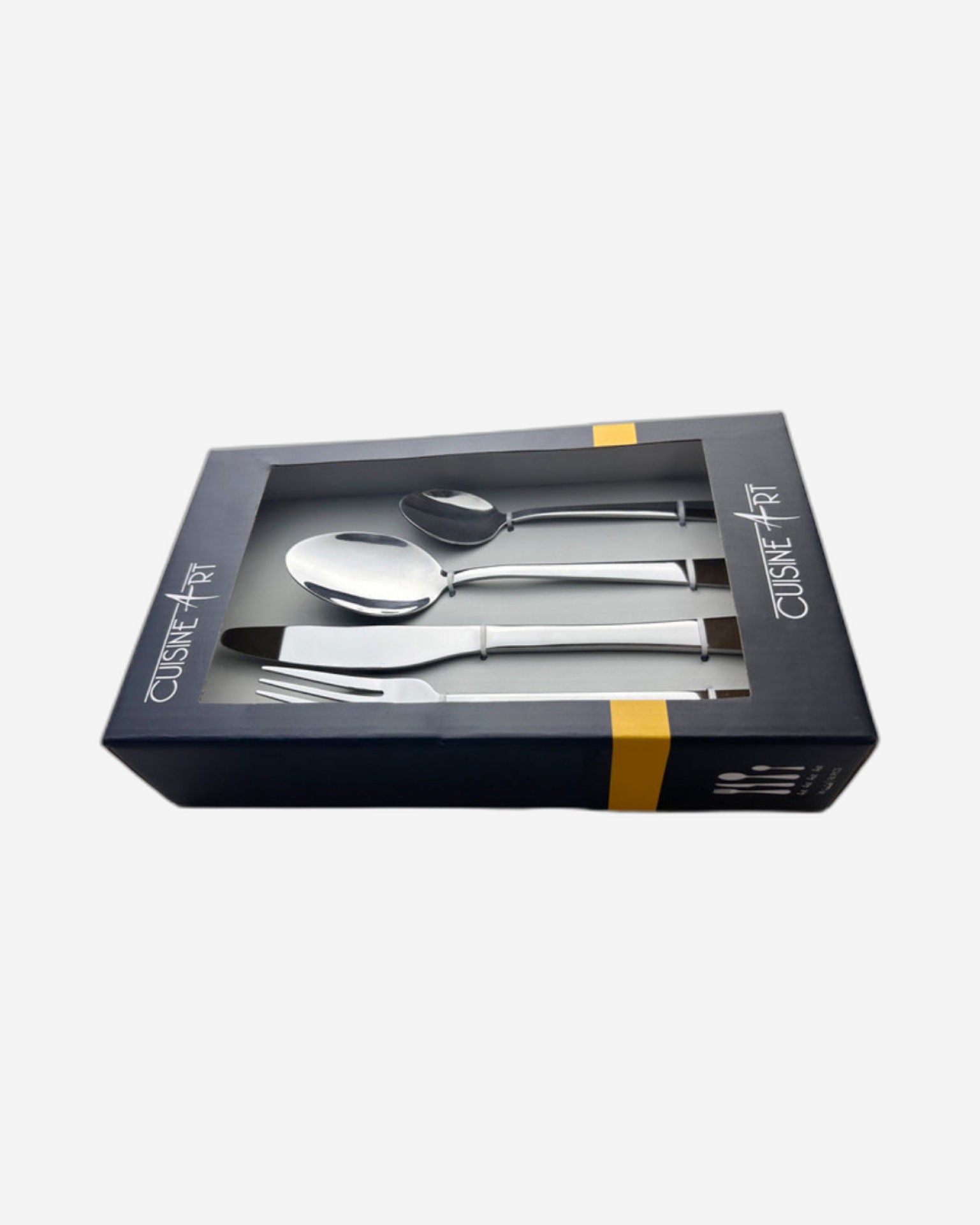 Cuisine Art Chole 16 Piece Stainless Steel Cutlery Set, Silver