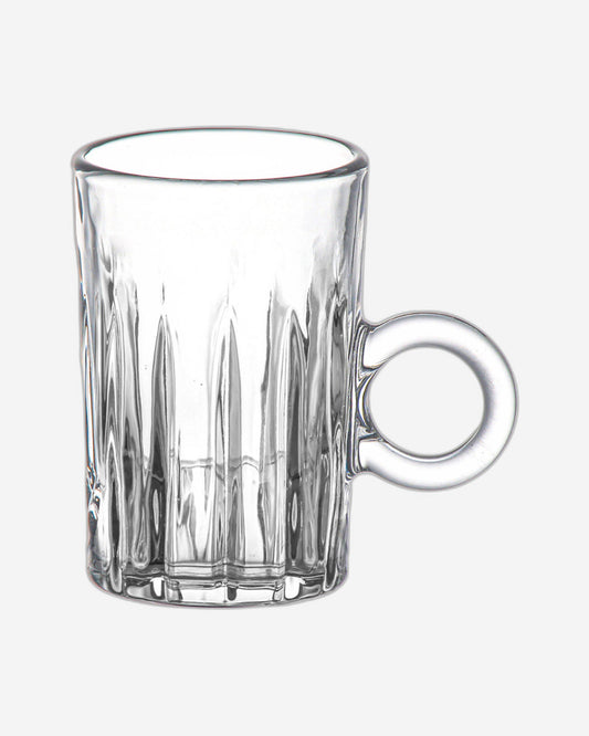 Doyalex Glass Istikan Tea Cup & Saucer Set - 120ml, 12 Pieces, Transparent