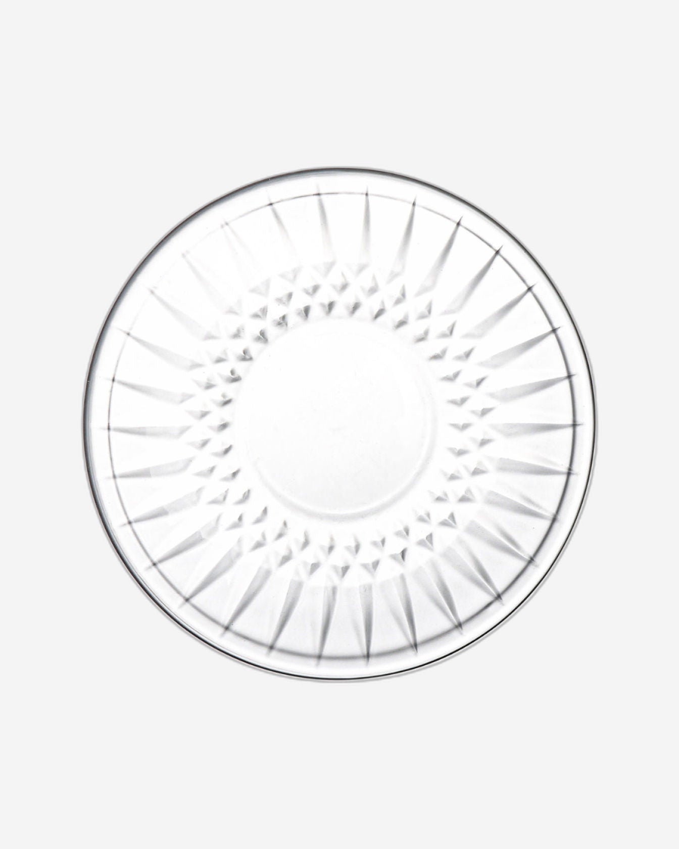 Doyalex Glass Istikan Tea Cup & Saucer Set - 120ml, 12 Pieces, Transparent (CS-158D)