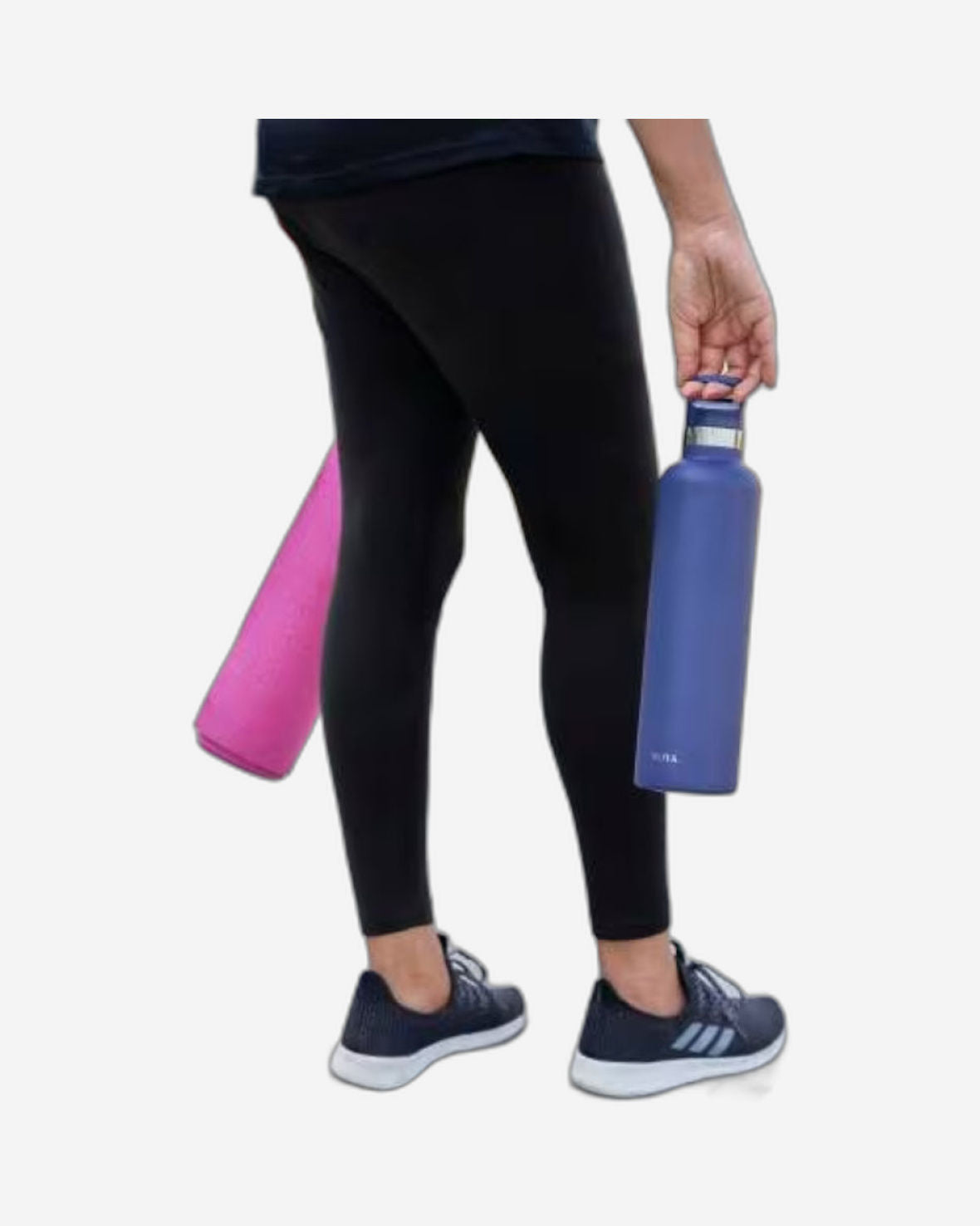 Moya "Coral Reef" 1L Insulated Sustainable Water Bottle Black