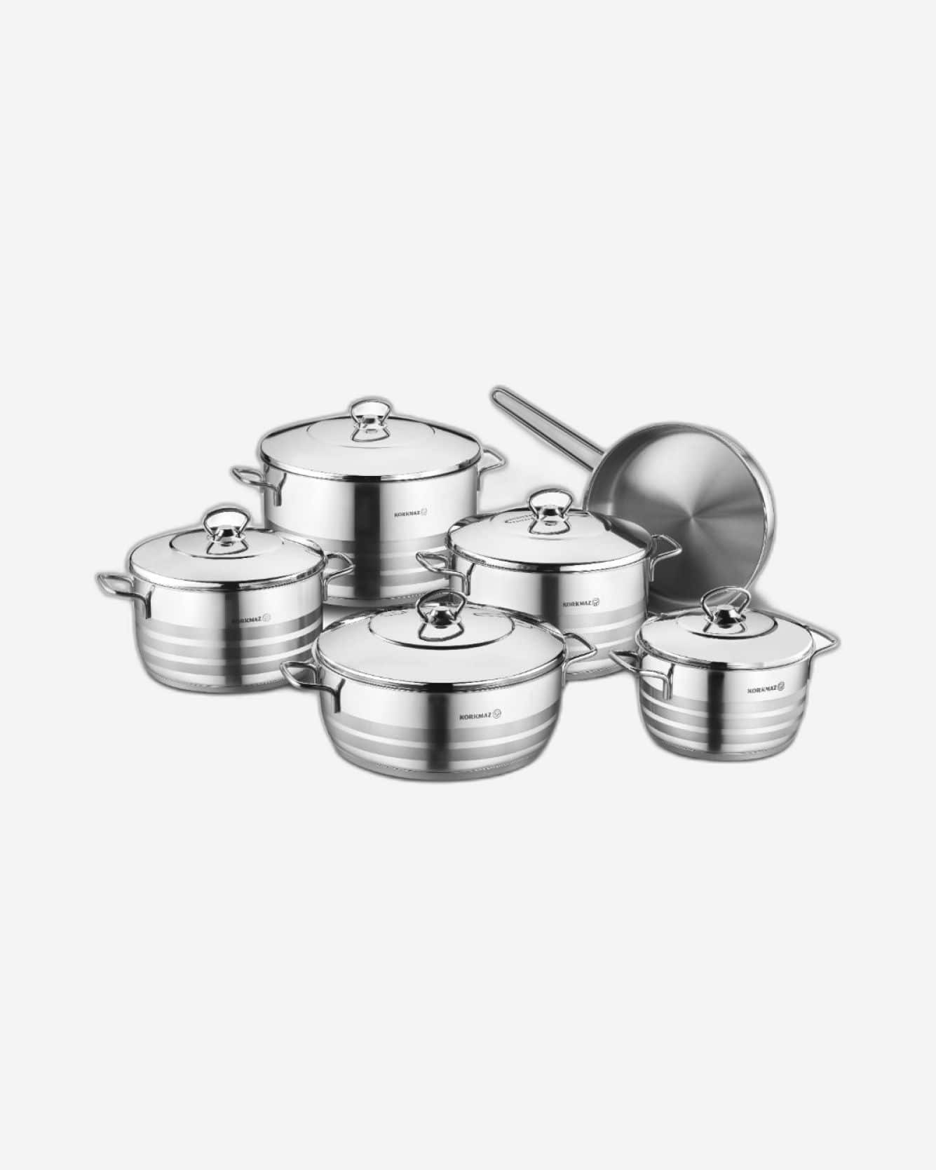 Korkmaz Astra XL Cookware Set 11Pc