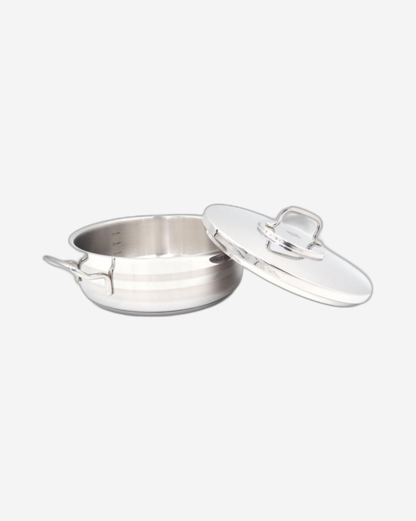 KORKMAZ ASTRA2 LOW CASSEROLE 26X8.5 CM / 4.5 LTR