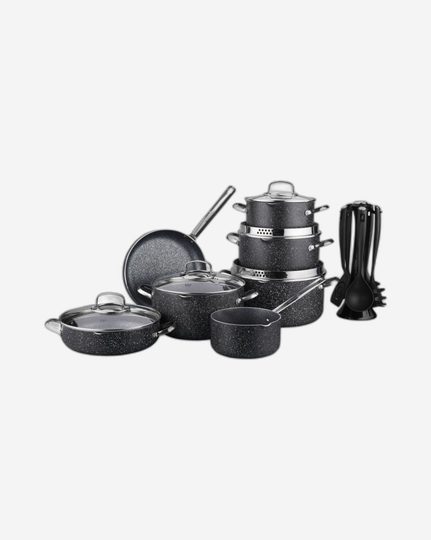 Korkmaz Galaksi Cookware Set 18Pc