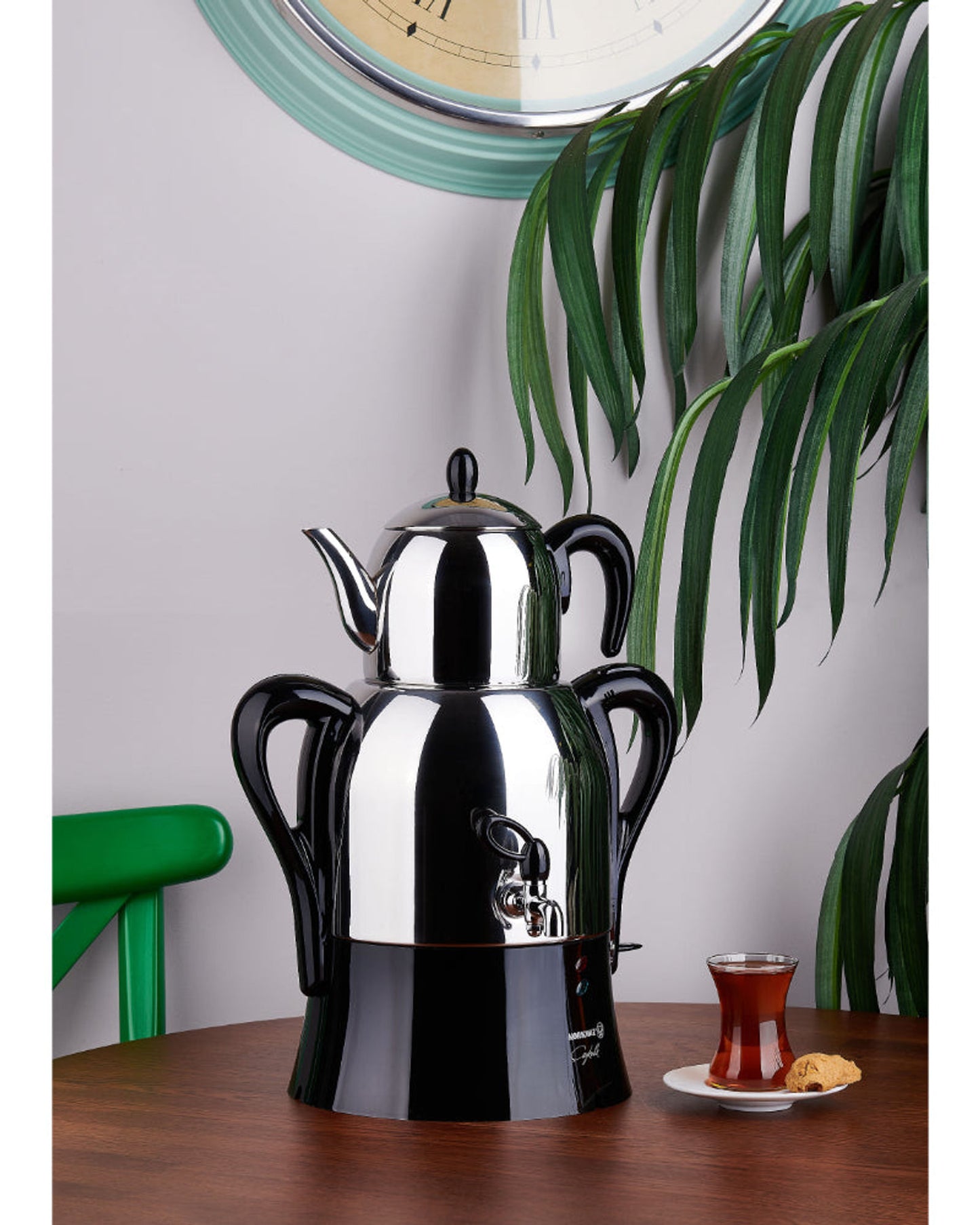 Korkmaz Caykolik Electrical Samovar Black