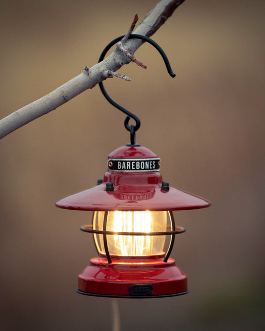 BareBones - Edison Mini Lantern (Red)