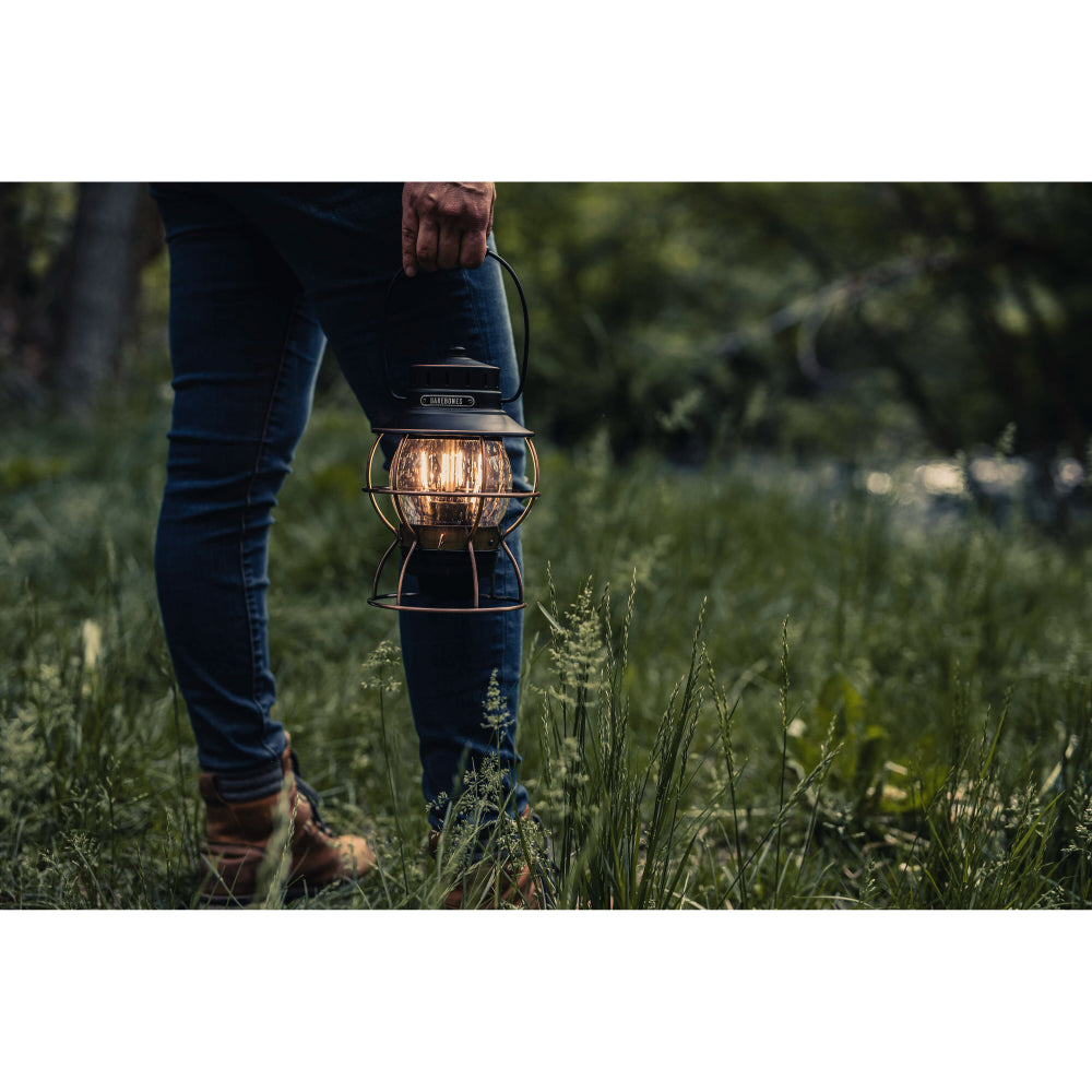 BareBones - Railroad Lantern (Antique Bronze)