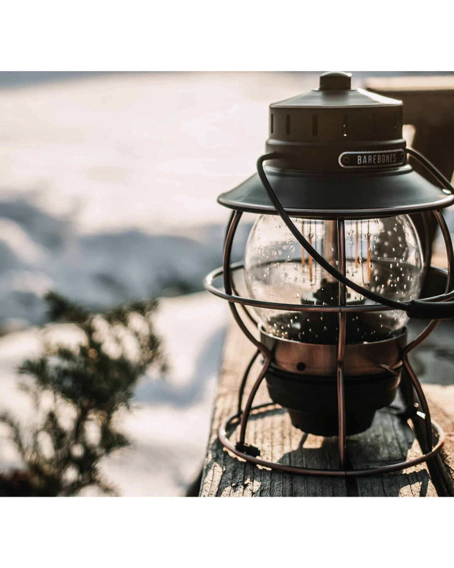 BareBones - Railroad Lantern (Antique Bronze)