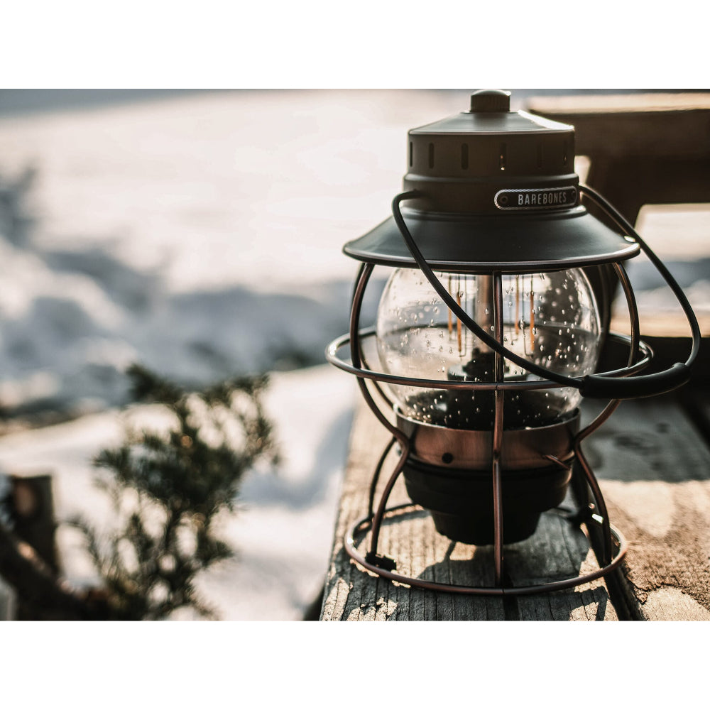BareBones - Railroad Lantern (Antique Bronze)