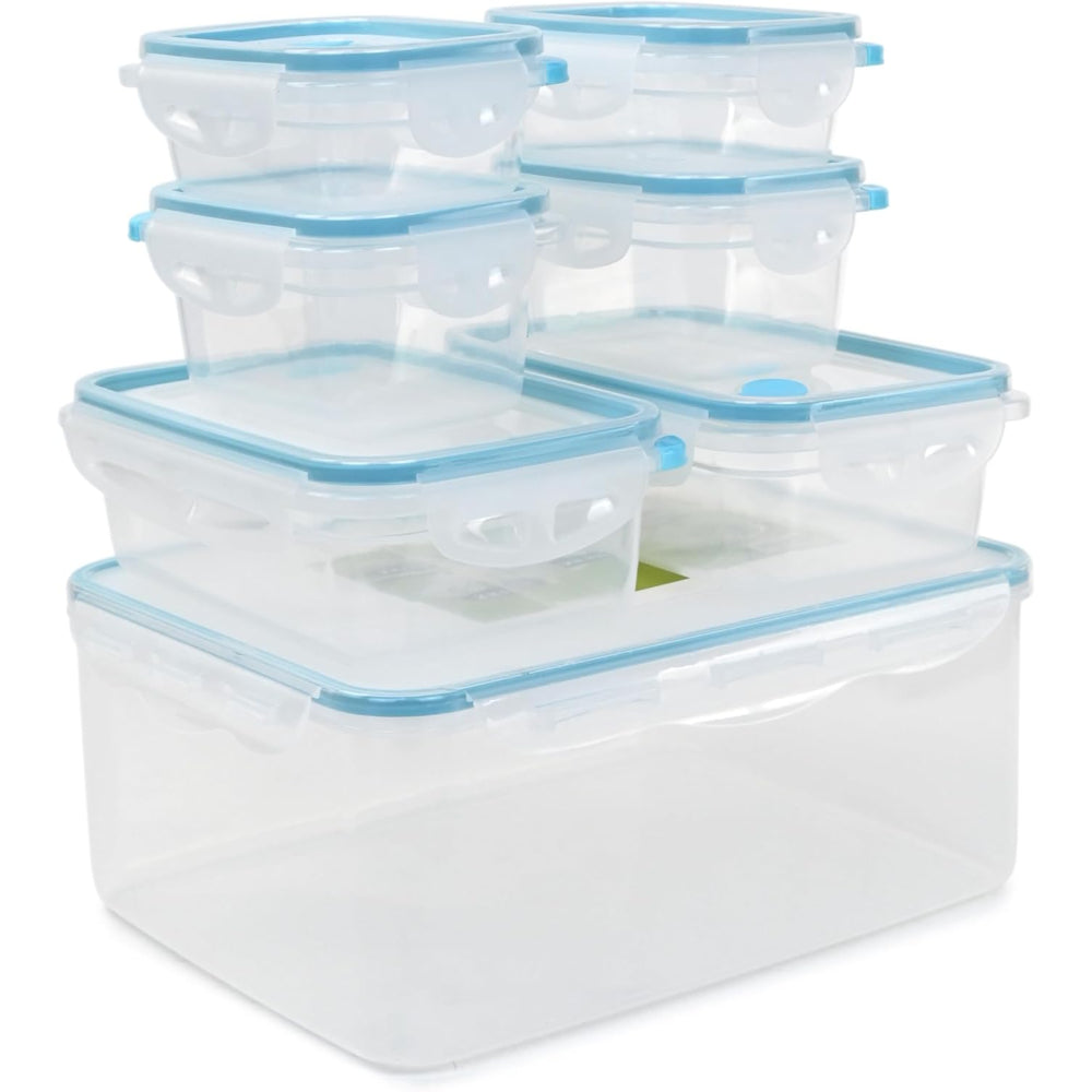 Mondex Polypropylene Food Container Set - 7 Pieces (1N 5000ml, 2N 1000ml, 2N 460ml, 2N 330ml)