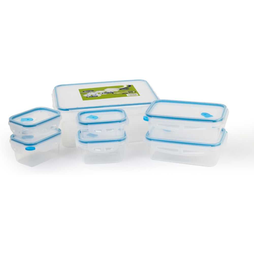 Mondex Polypropylene Food Container Set - 7 Pieces (1N 5000ml, 2N 1000ml, 2N 460ml, 2N 330ml)