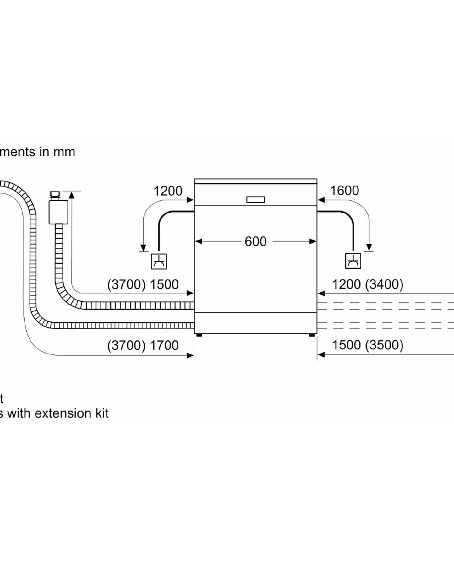 Bosch Series 4 Freestanding Dishwasher with Home Connect