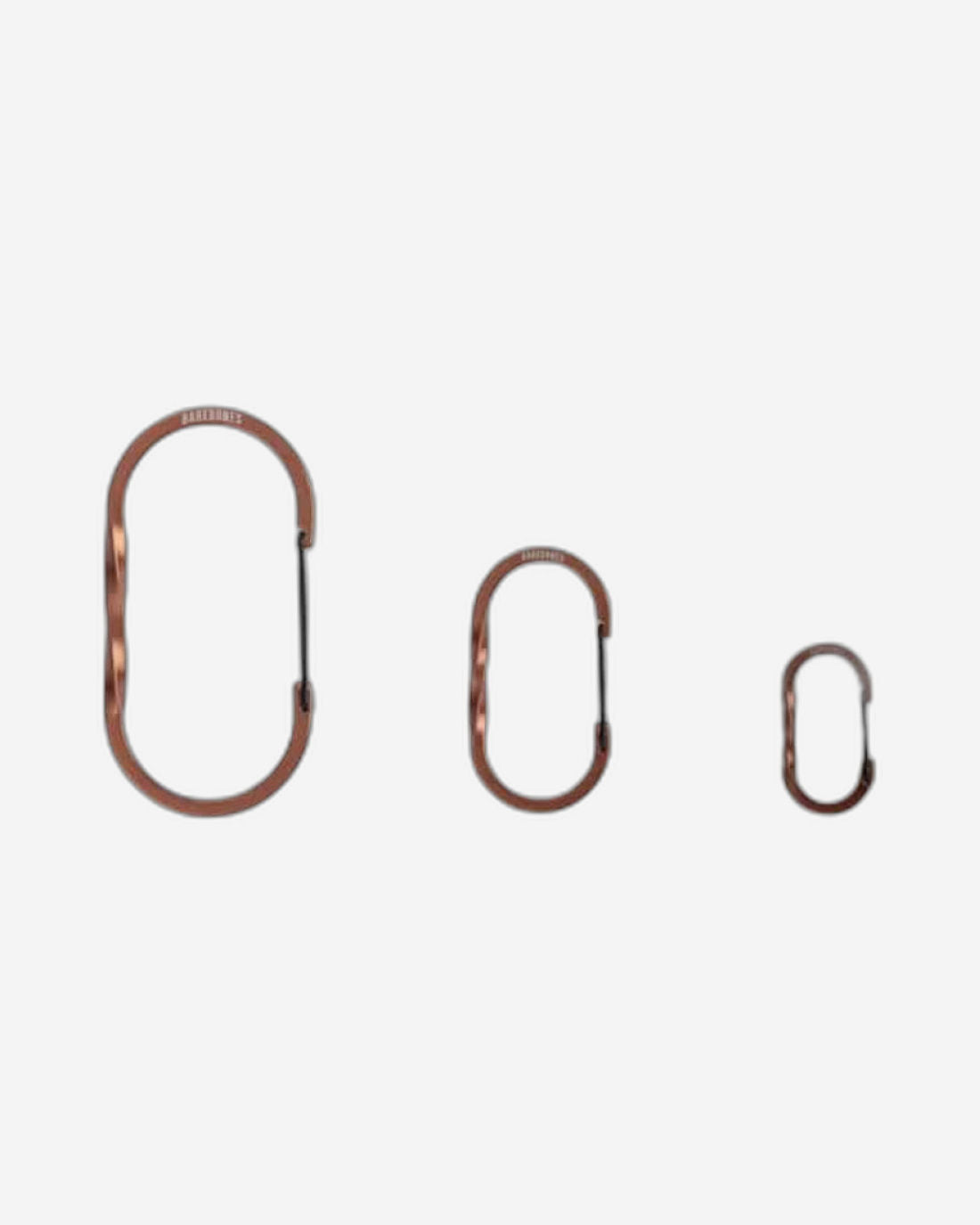 BareBones - Wiregate Carabiner Medium 2pc - Copper