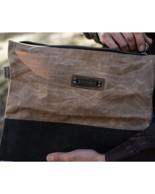 BareBones - Neelum Large Zipper Pouch (Khaki)