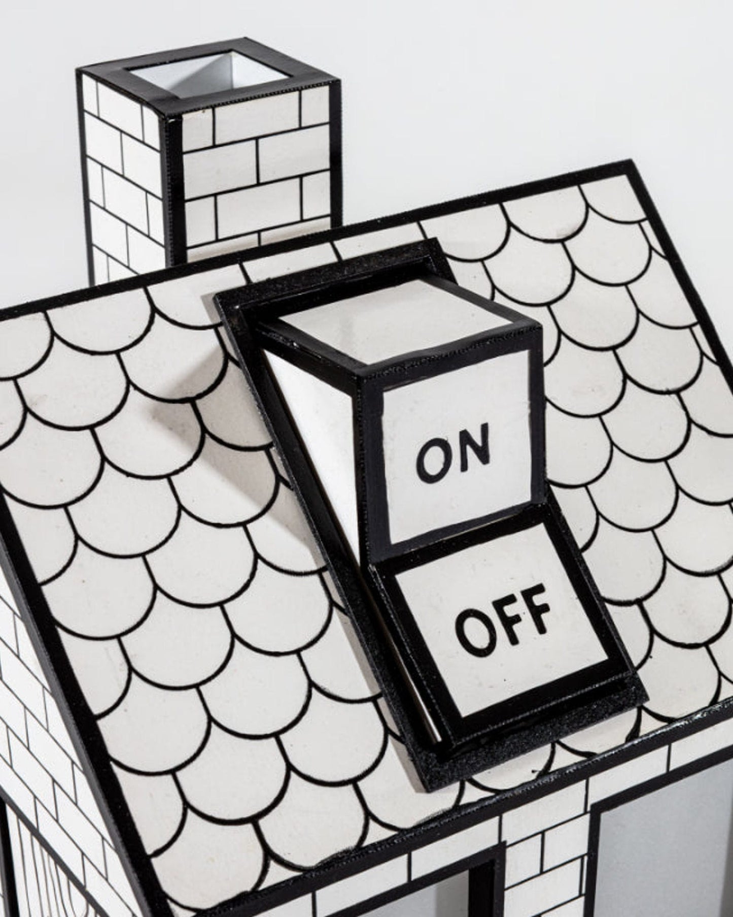 Seletti Desk Lamp In Recycled Paper"On-Off"