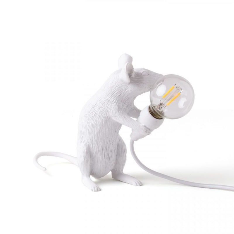 Seletti Mouse Lamp Mac Sitting White Usb