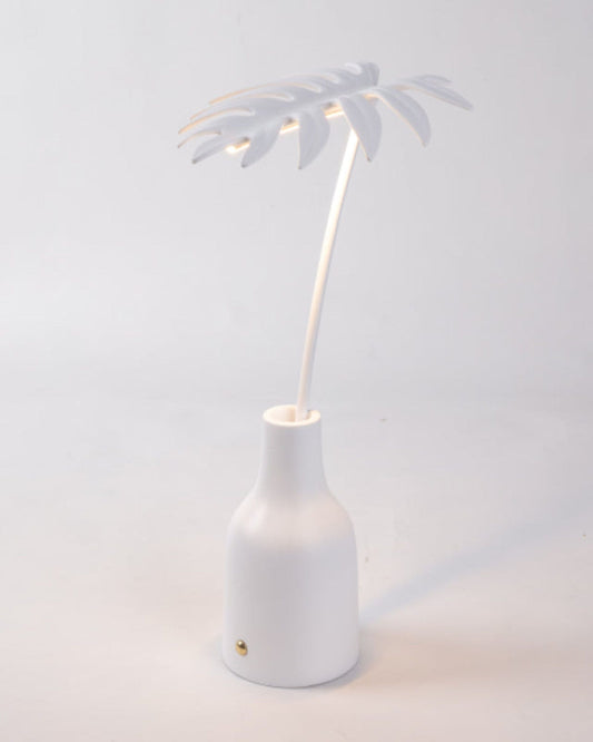 Seletti Table Lamp Leaf Light Stellou In Resin And Metal